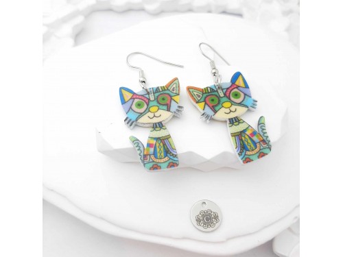 Boucles d'oreilles fillette B-01